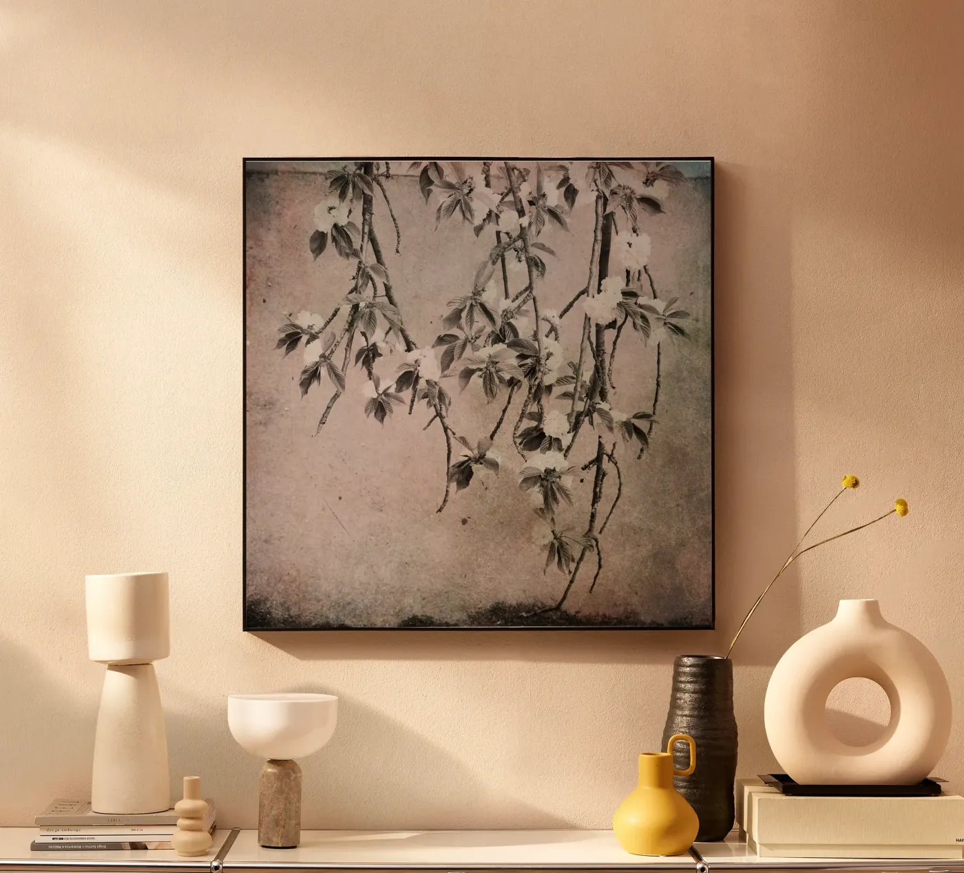 vintage cherry tree branches pannello forex da Visuelle Poesie am Wegesrand