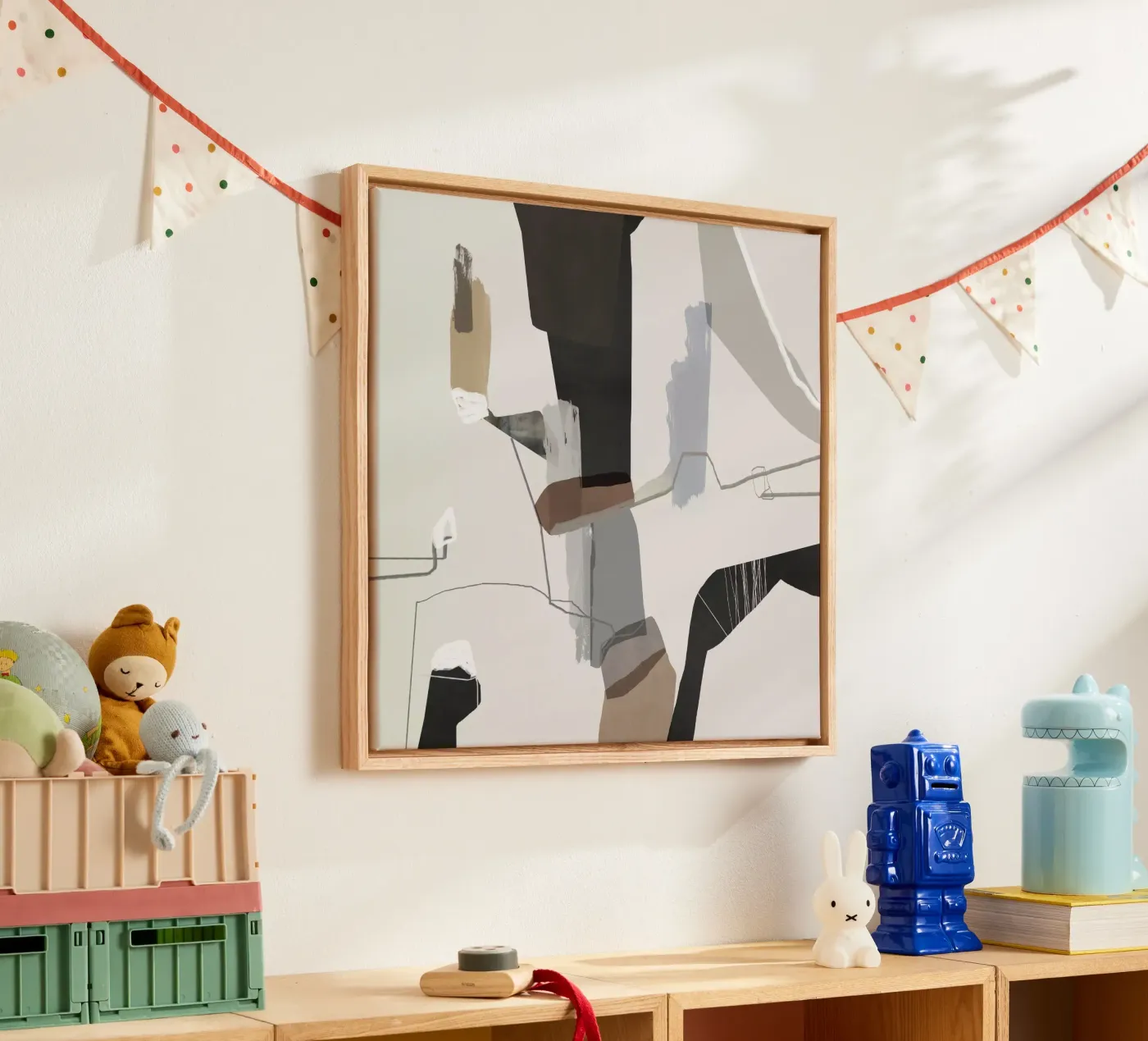 Dynamic Interplay Leinwand von RobertoMoroArt