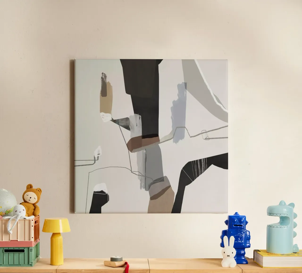 Dynamic Interplay tela da RobertoMoroArt