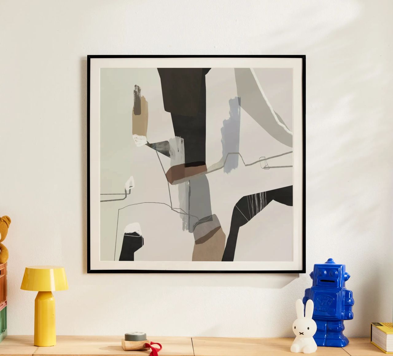 Dynamic Interplay poster van RobertoMoroArt