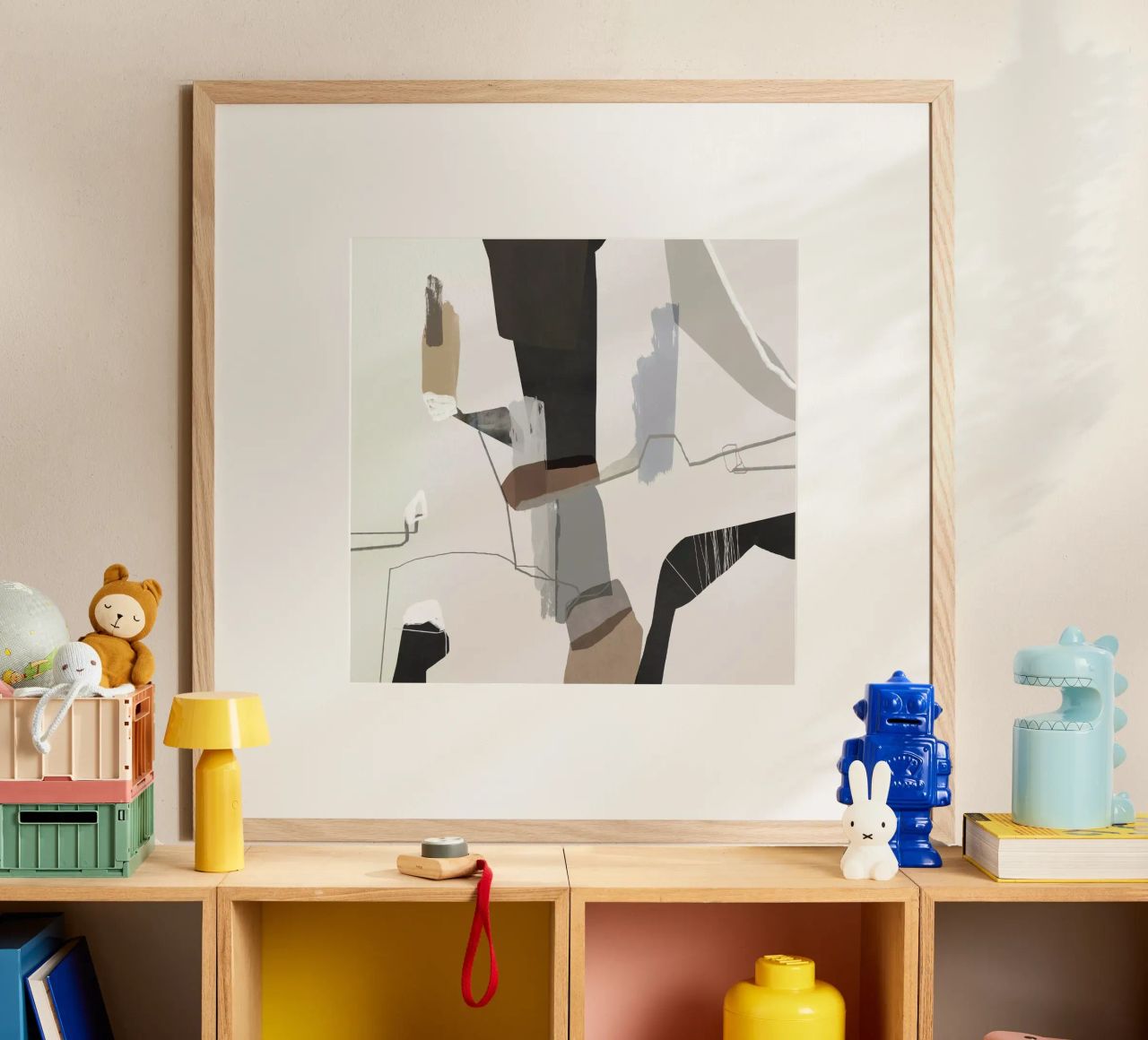 Dynamic Interplay poster van RobertoMoroArt