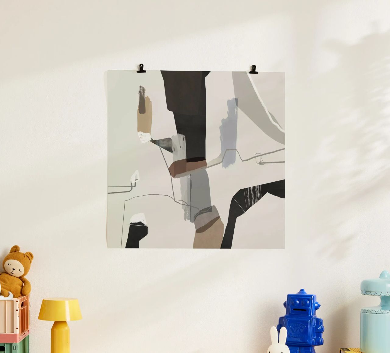 Dynamic Interplay poster van RobertoMoroArt