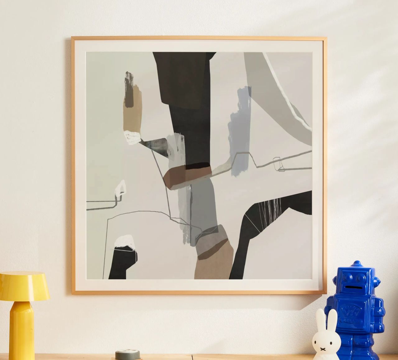 Dynamic Interplay poster van RobertoMoroArt