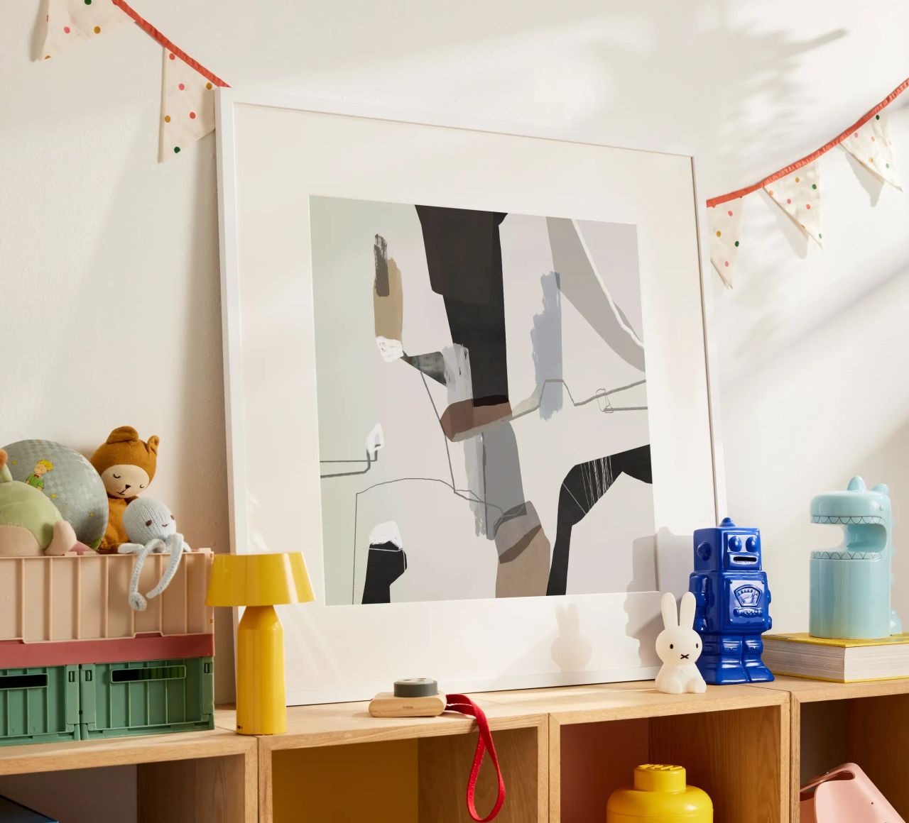 Dynamic Interplay poster van RobertoMoroArt