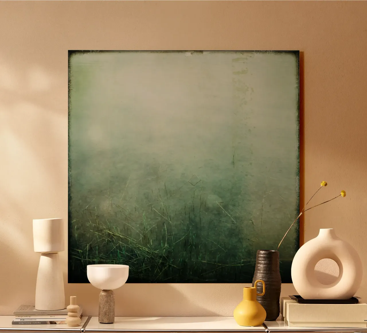 Uferzone forex plate by Visuelle Poesie am Wegesrand