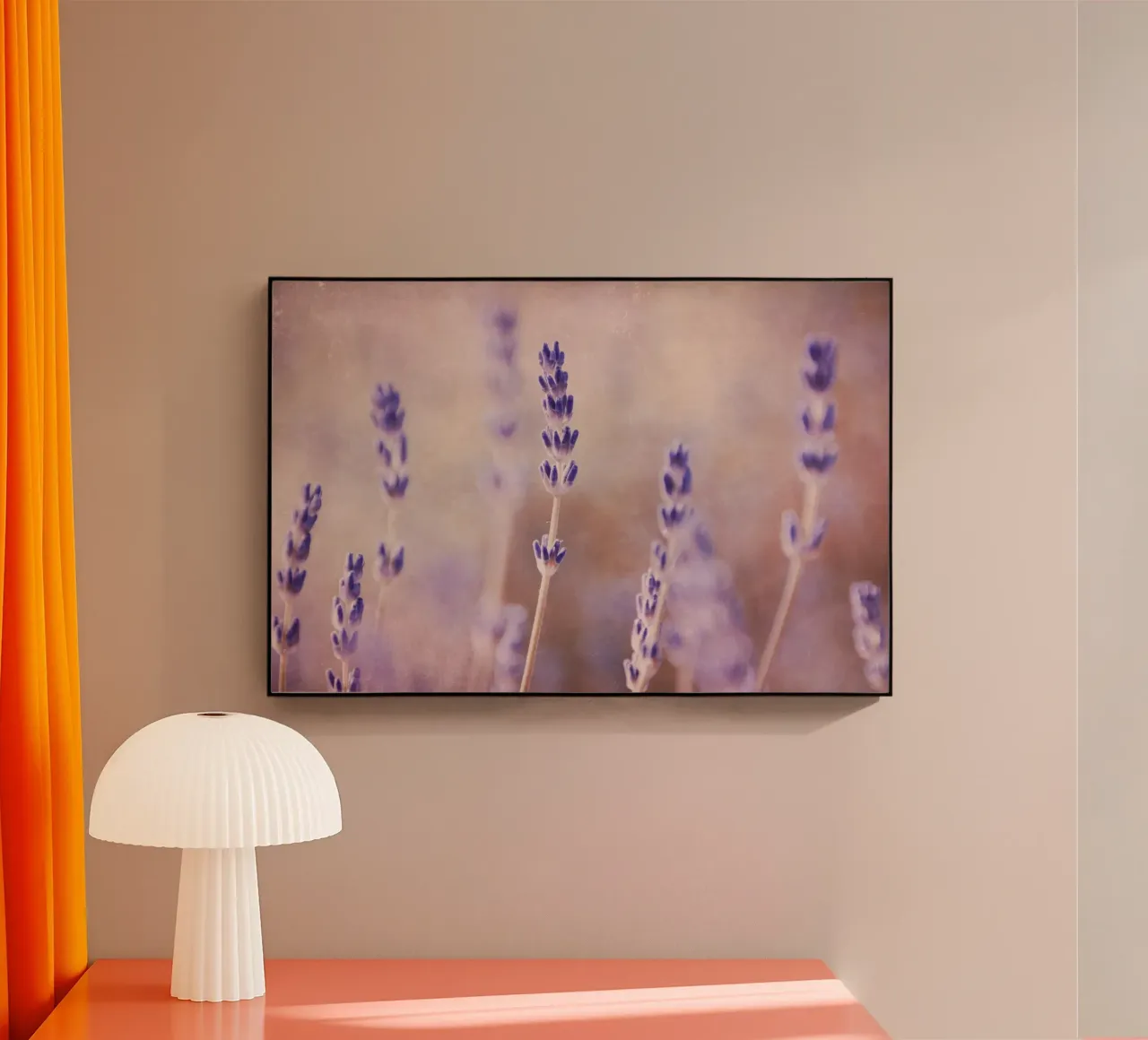 lavender garden plexiglass da Visuelle Poesie am Wegesrand