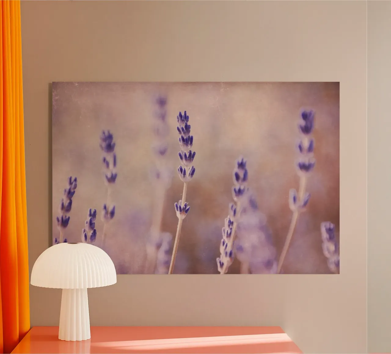 lavender garden plexiglass da Visuelle Poesie am Wegesrand