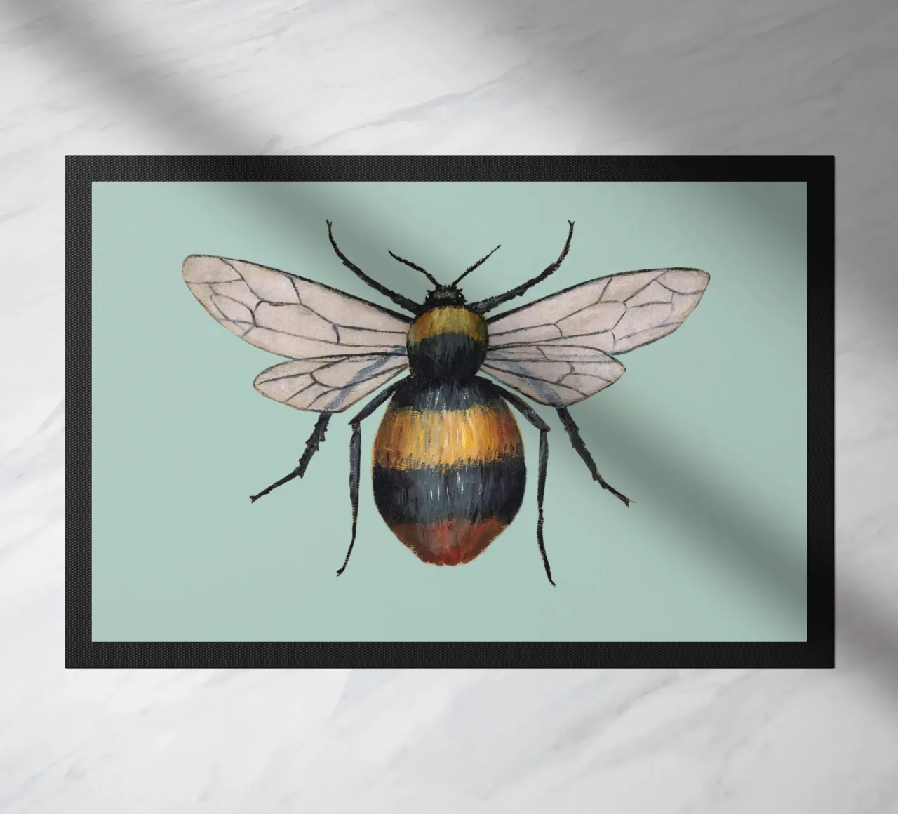 Bumblebee doormat by BwiseLizzy