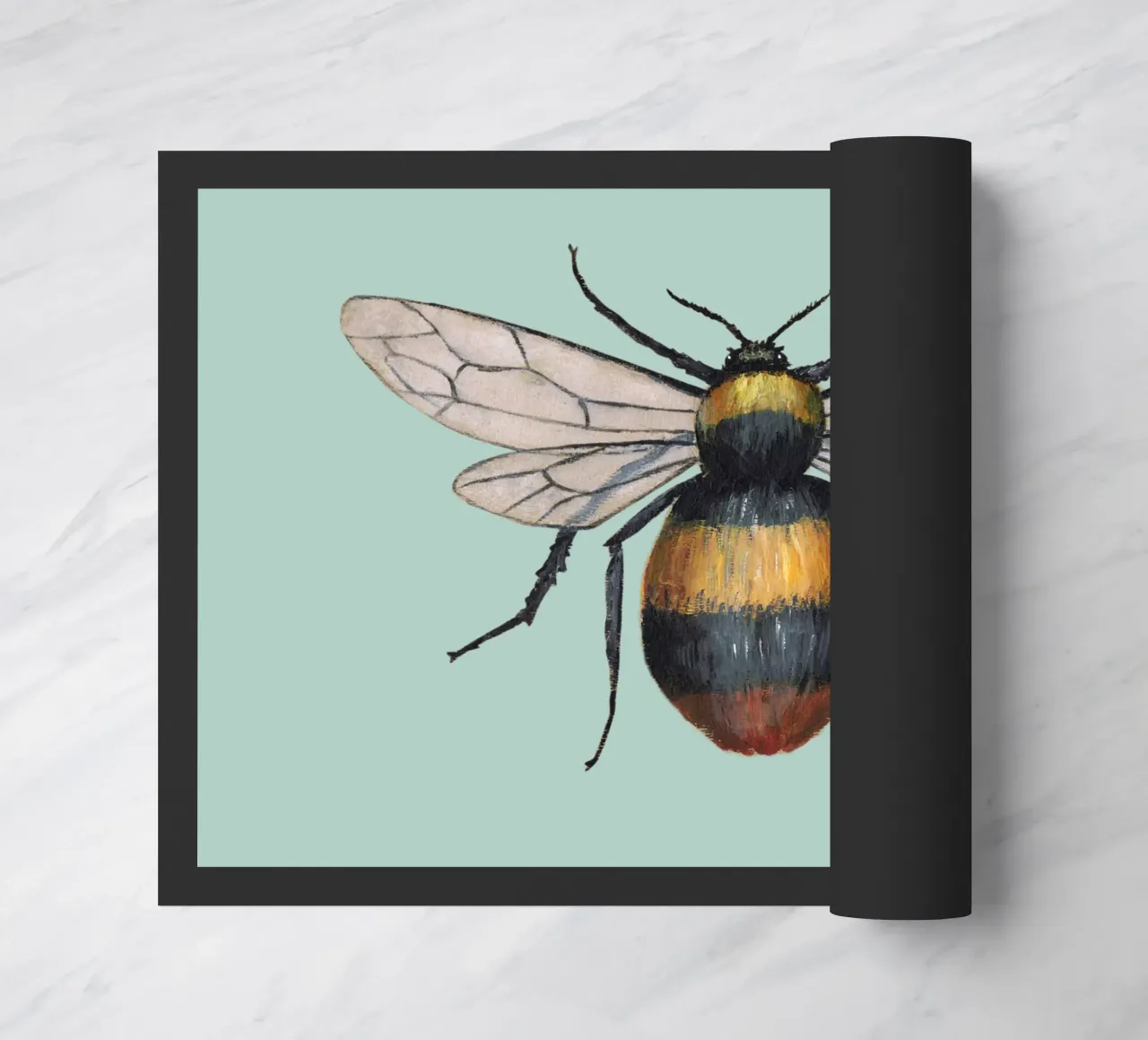 Bumblebee doormat by BwiseLizzy