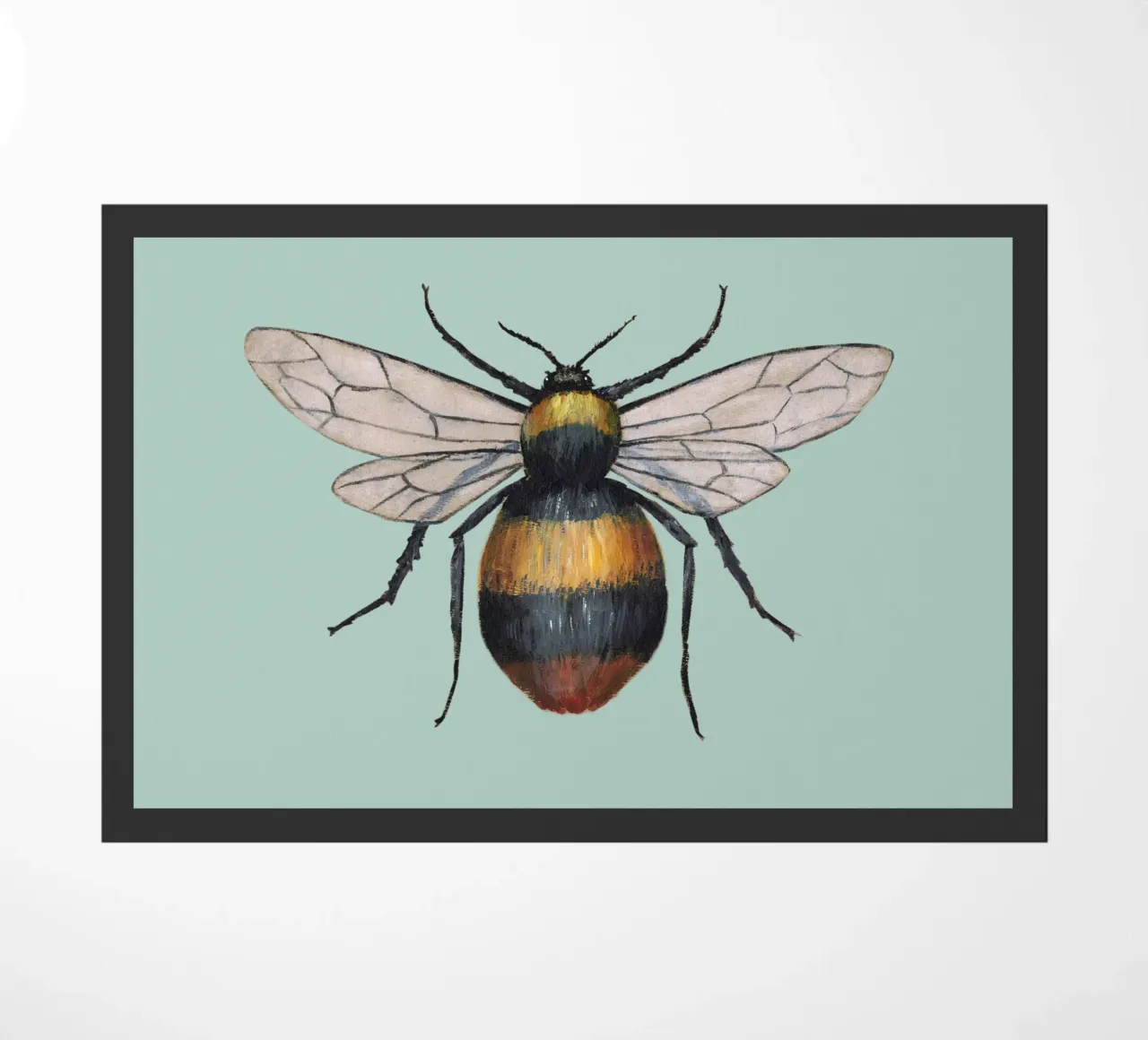 Bumblebee doormat by BwiseLizzy