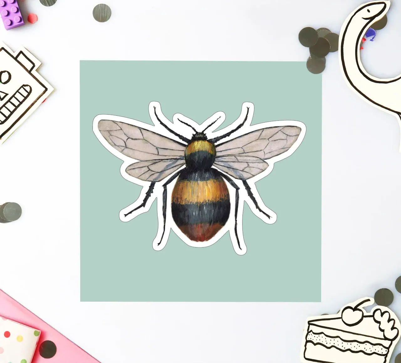 Bumblebee sticker by BwiseLizzy