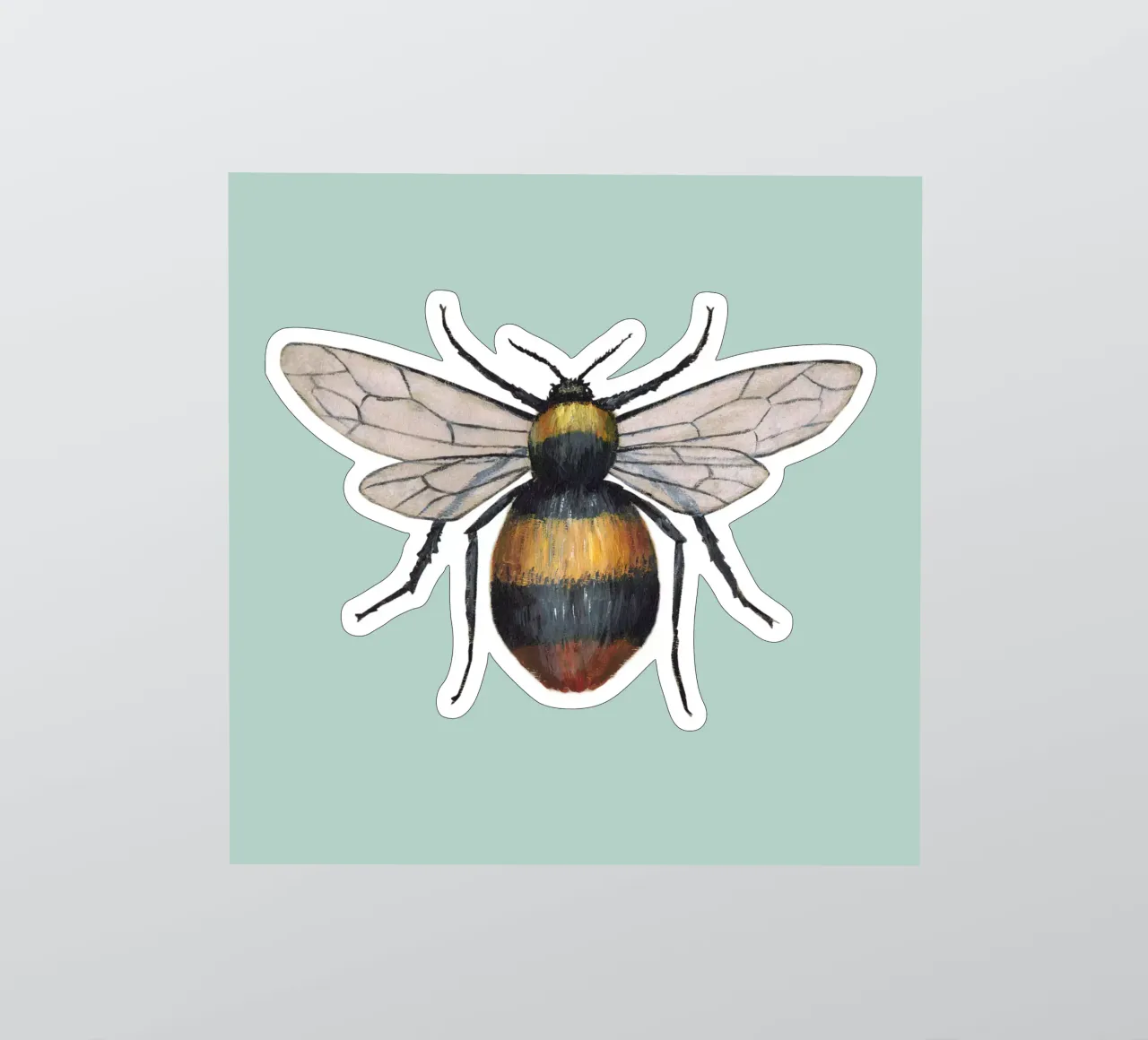 Bumblebee sticker by BwiseLizzy