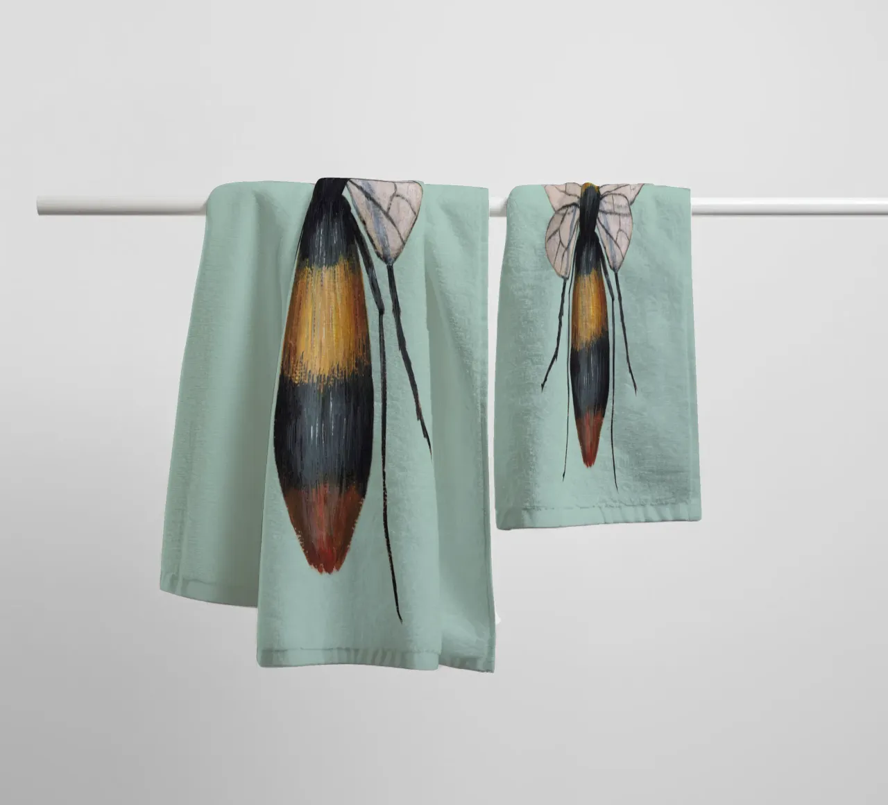 Bumblebee towel by BwiseLizzy