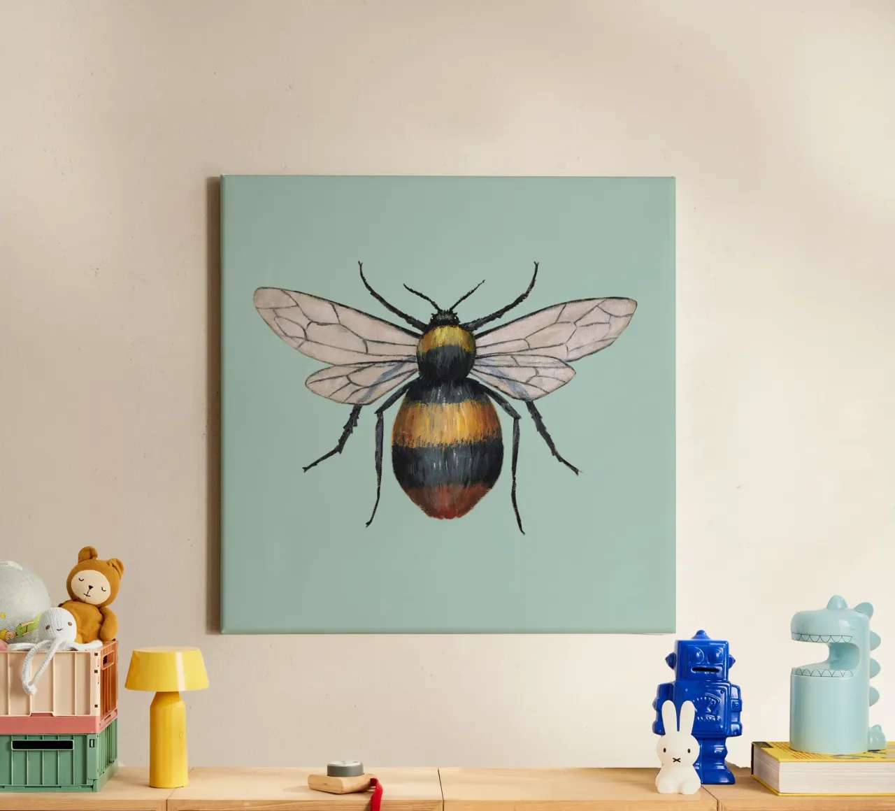 Bumblebee canvas by BwiseLizzy