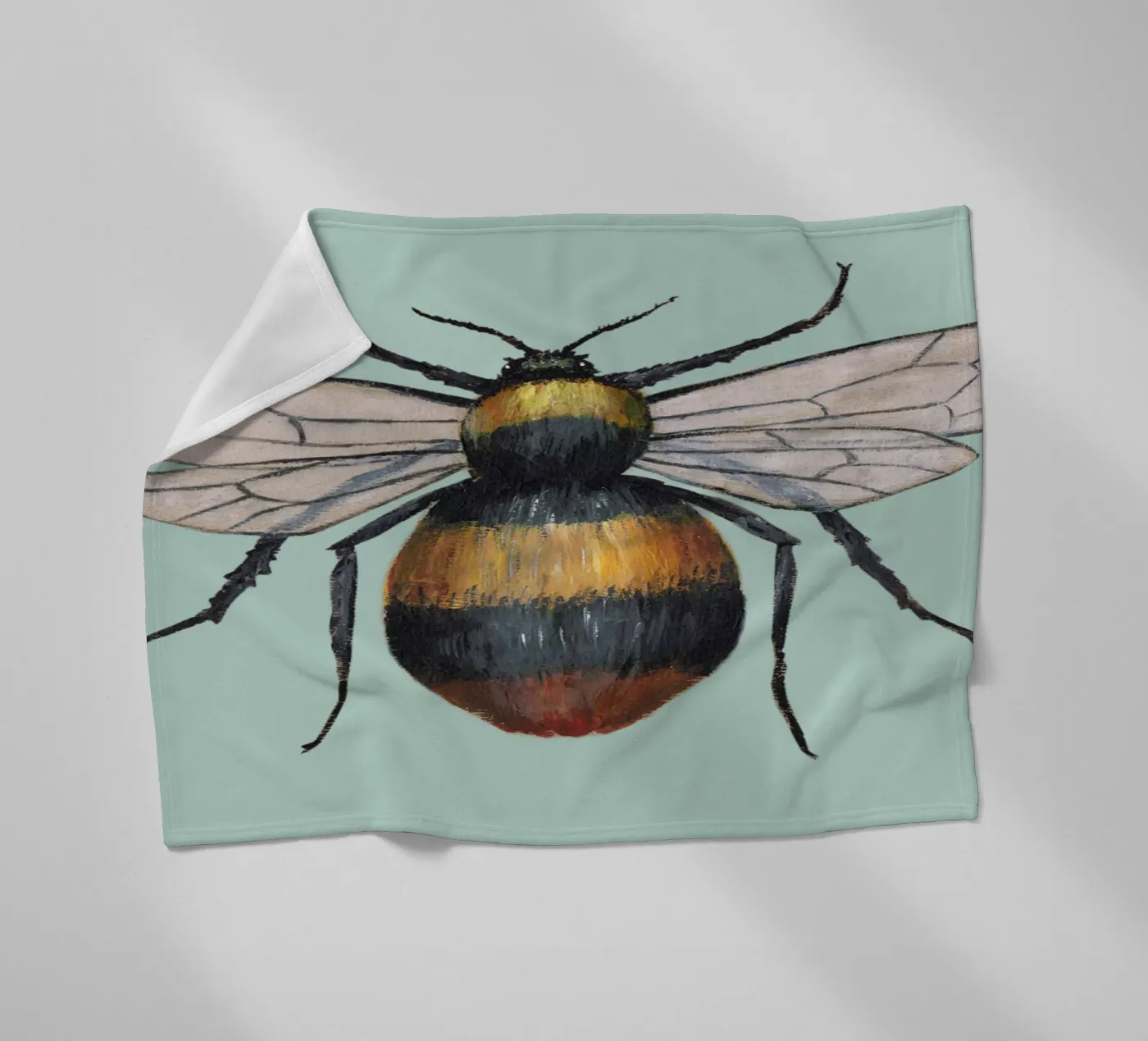 Bumblebee fleece blanket by BwiseLizzy
