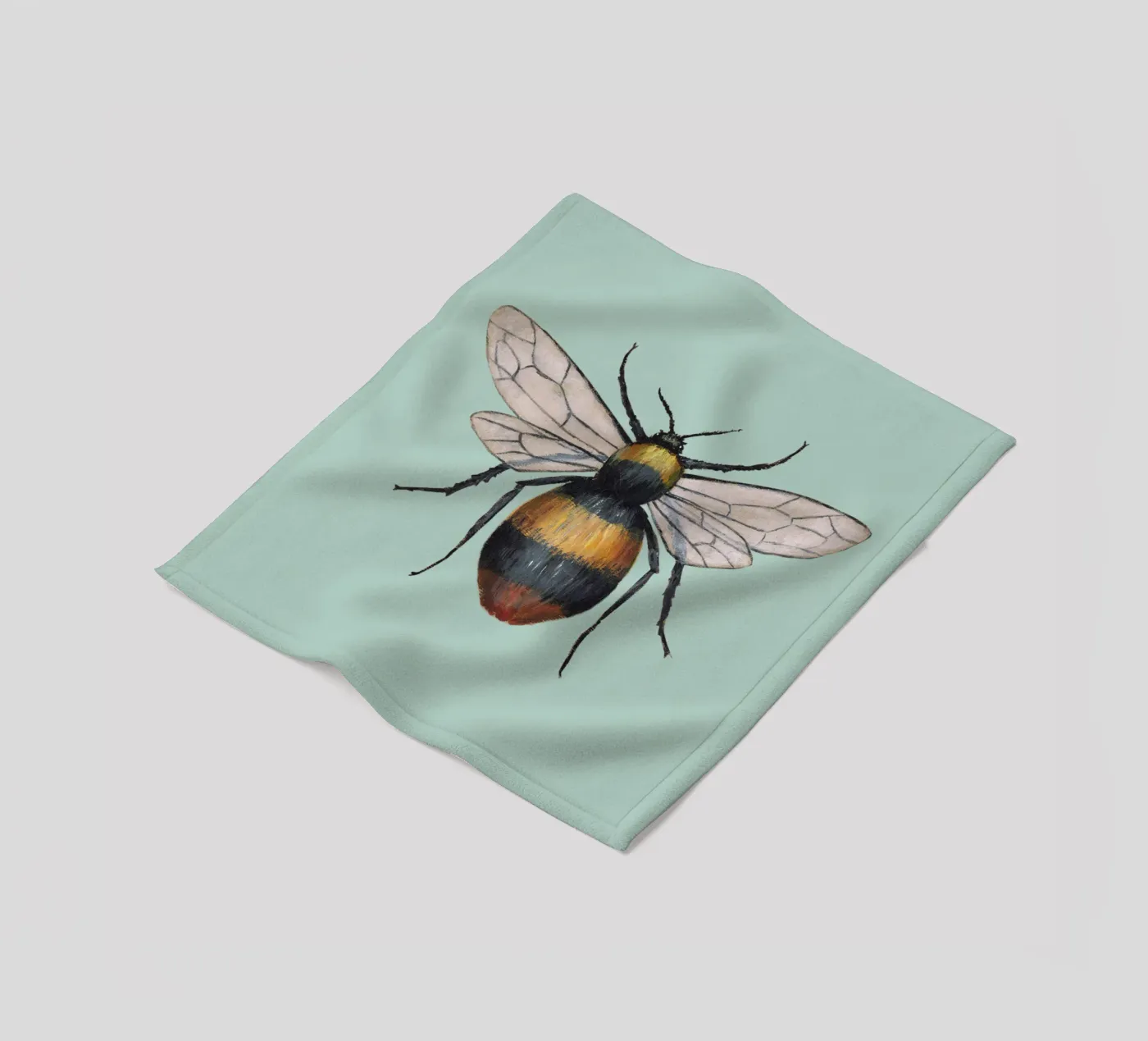 Bumblebee fleece blanket by BwiseLizzy
