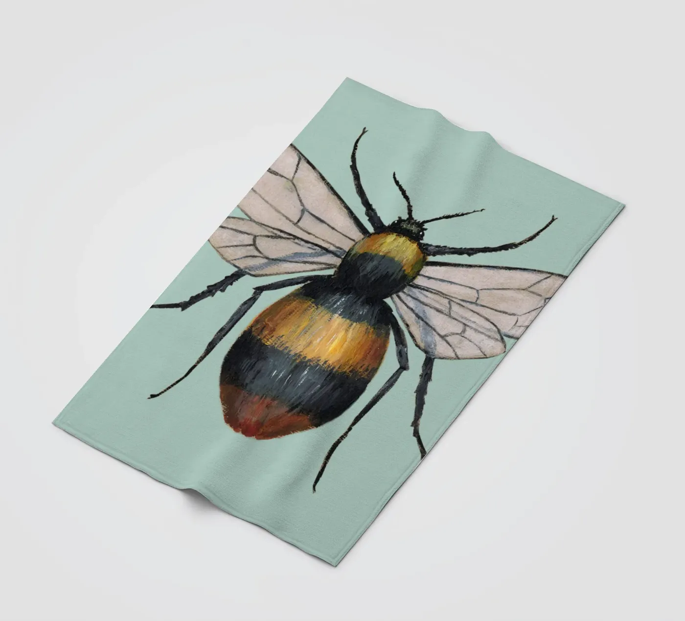 Bumblebee fleece blanket by BwiseLizzy