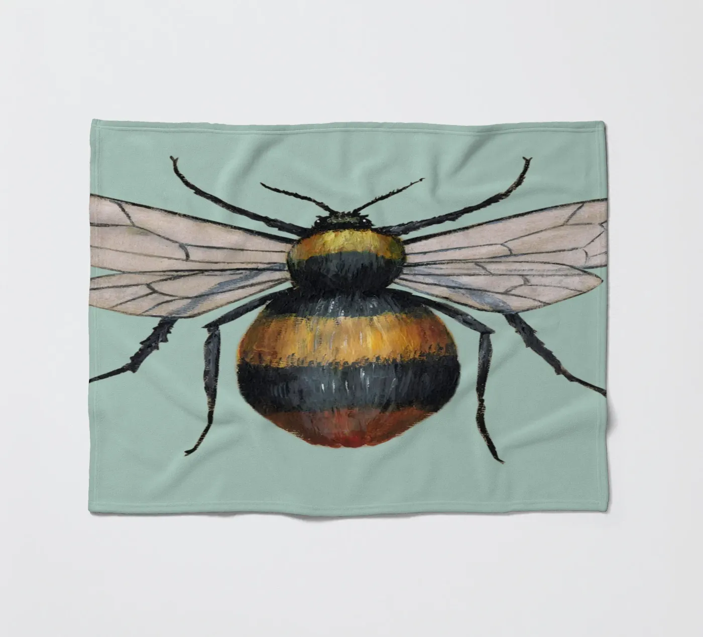 Bumblebee fleece blanket by BwiseLizzy