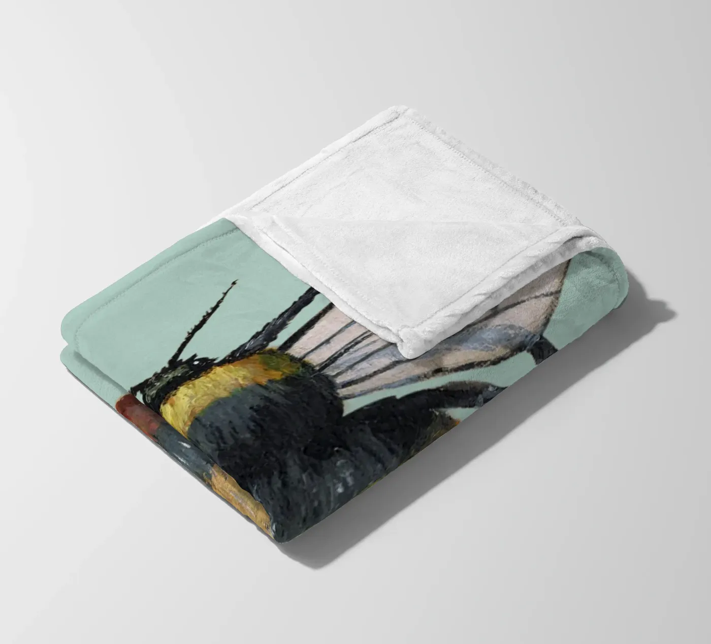 Bumblebee fleece blanket by BwiseLizzy