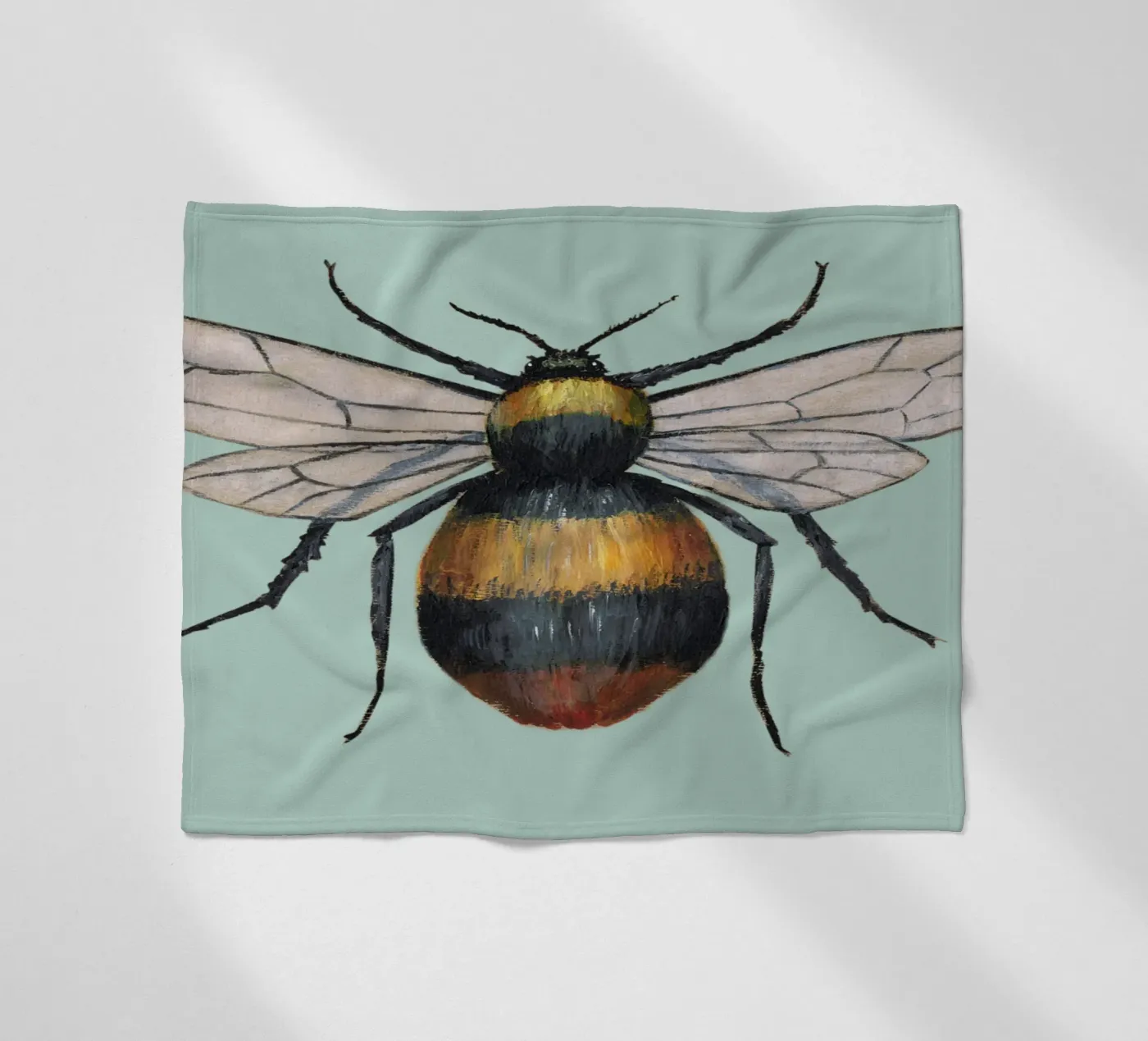 Bumblebee fleece blanket by BwiseLizzy