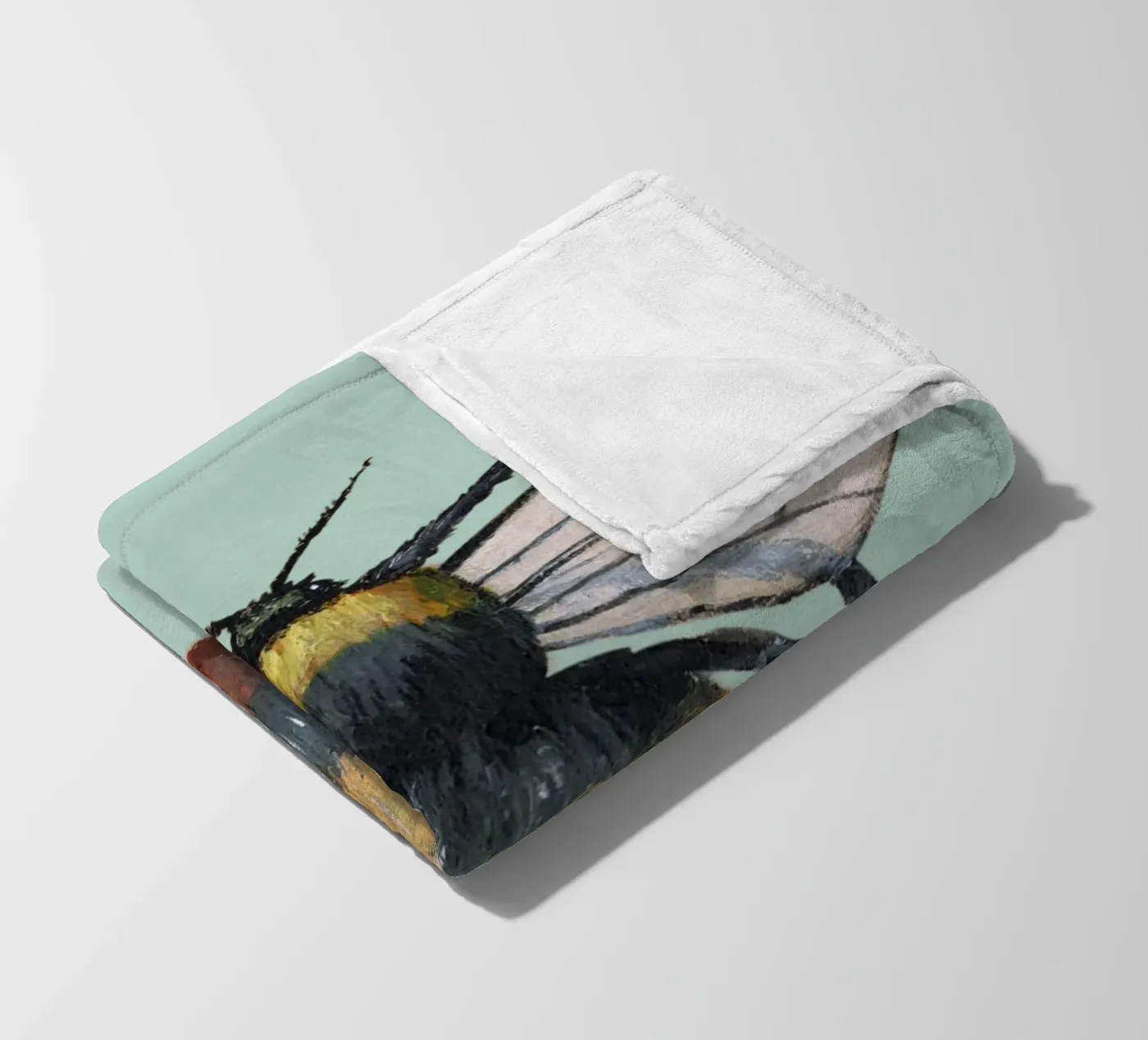 Bumblebee fleece blanket by BwiseLizzy