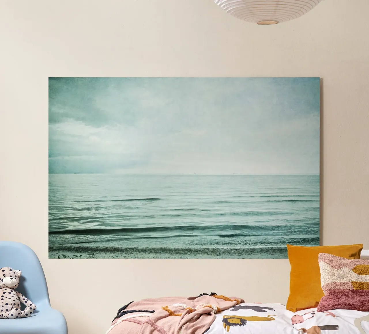 distance acryl van Visuelle Poesie am Wegesrand