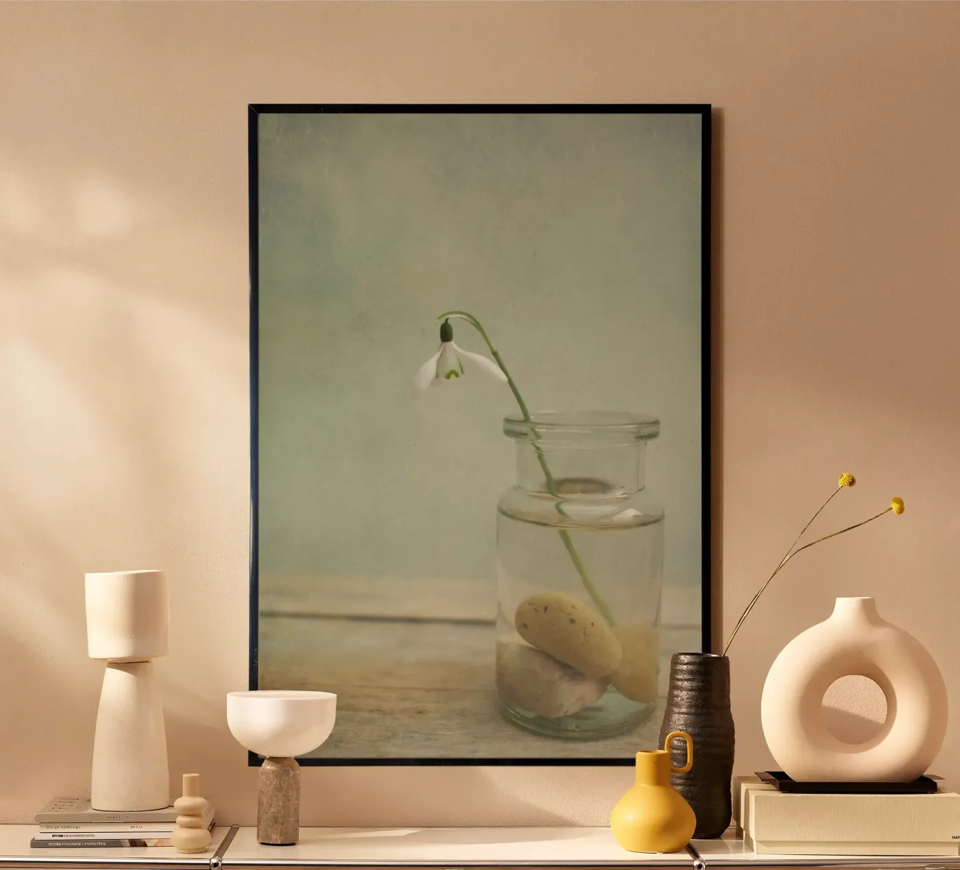 snowdrop Poster von Visuelle Poesie am Wegesrand