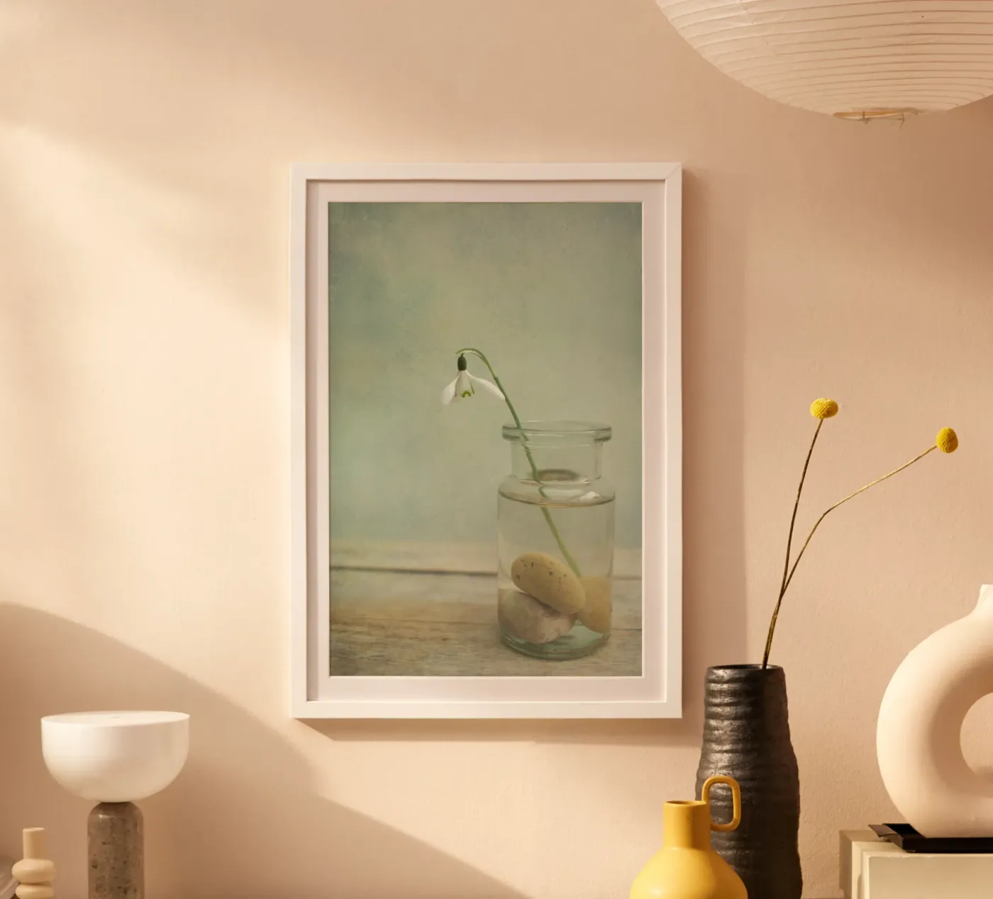 snowdrop Poster von Visuelle Poesie am Wegesrand