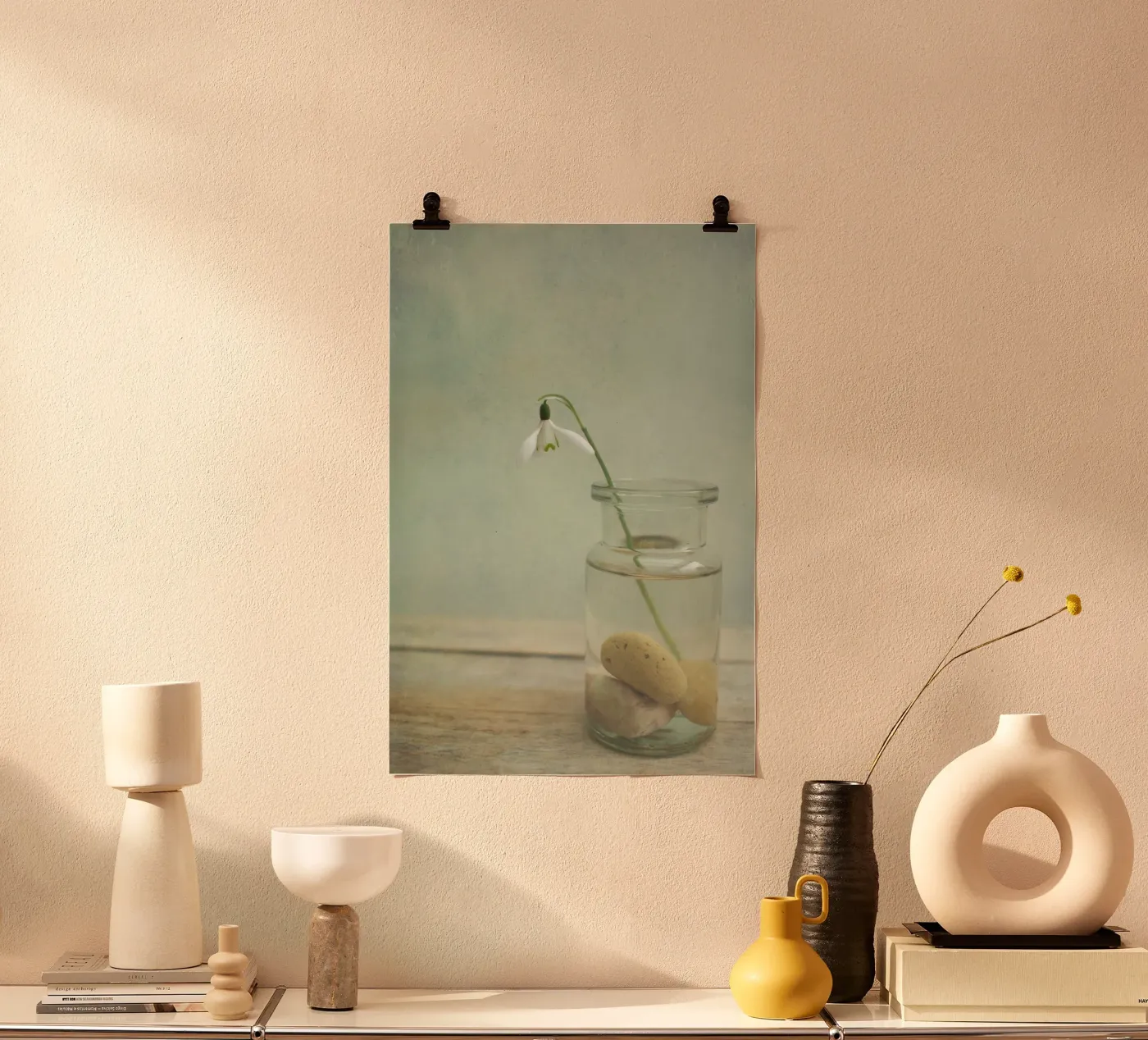 snowdrop Poster von Visuelle Poesie am Wegesrand
