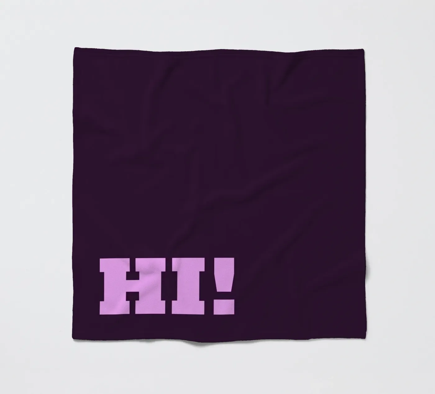 HI! Fleecedecke von HI! there