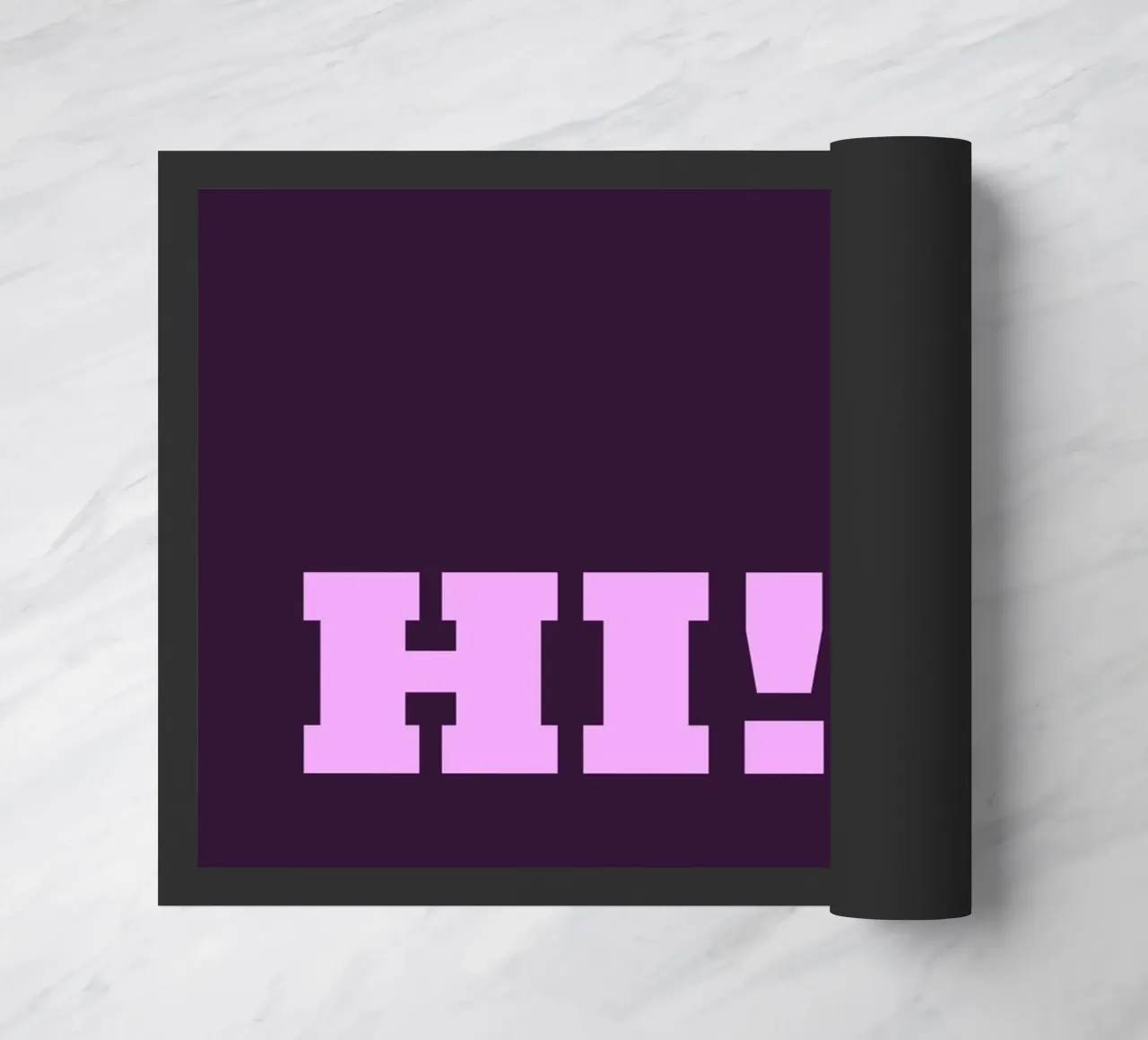 HI! doormat by Testshop Isabella