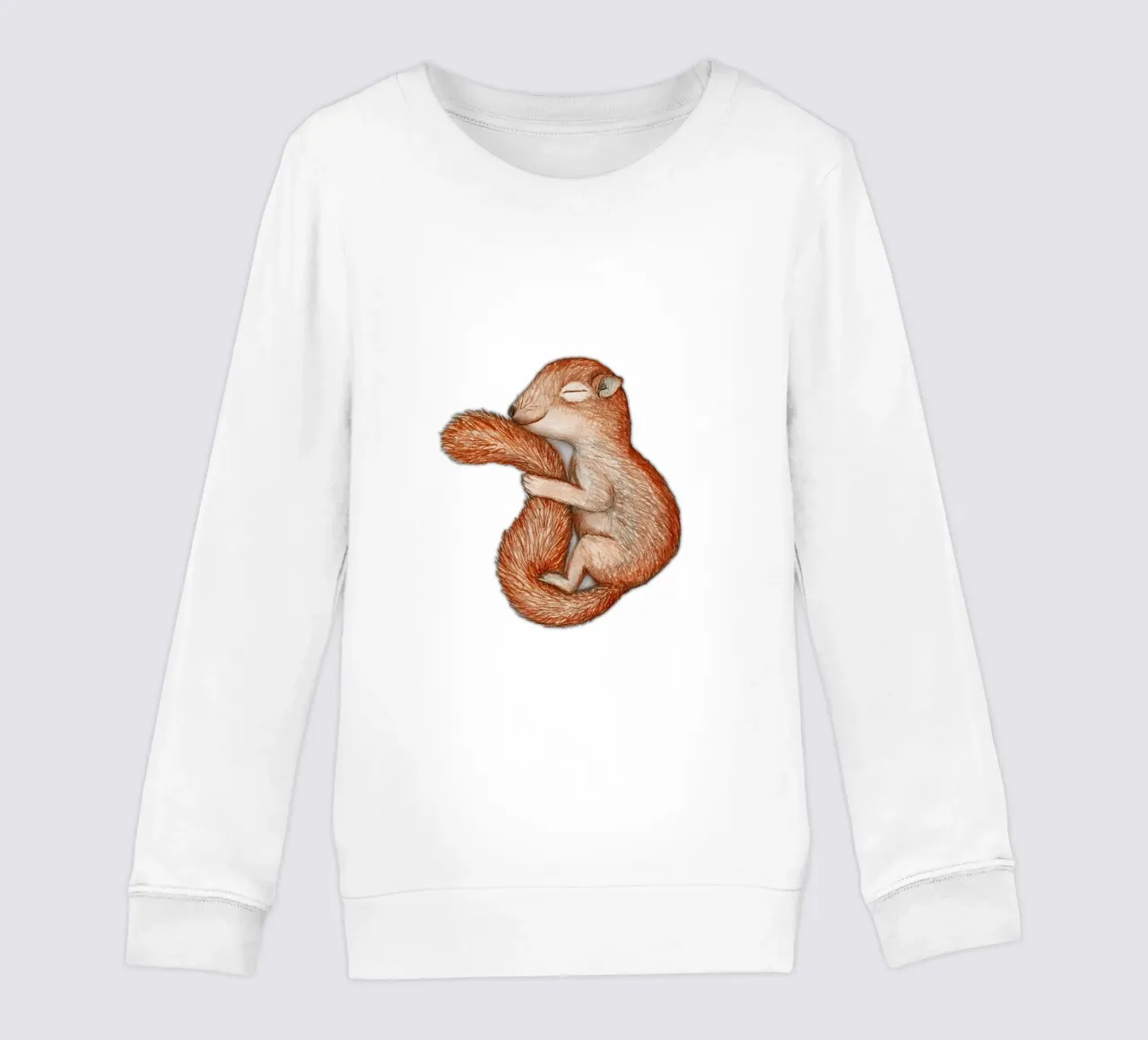 Ardilla hibernando sudadera para niño de BwiseLizzy