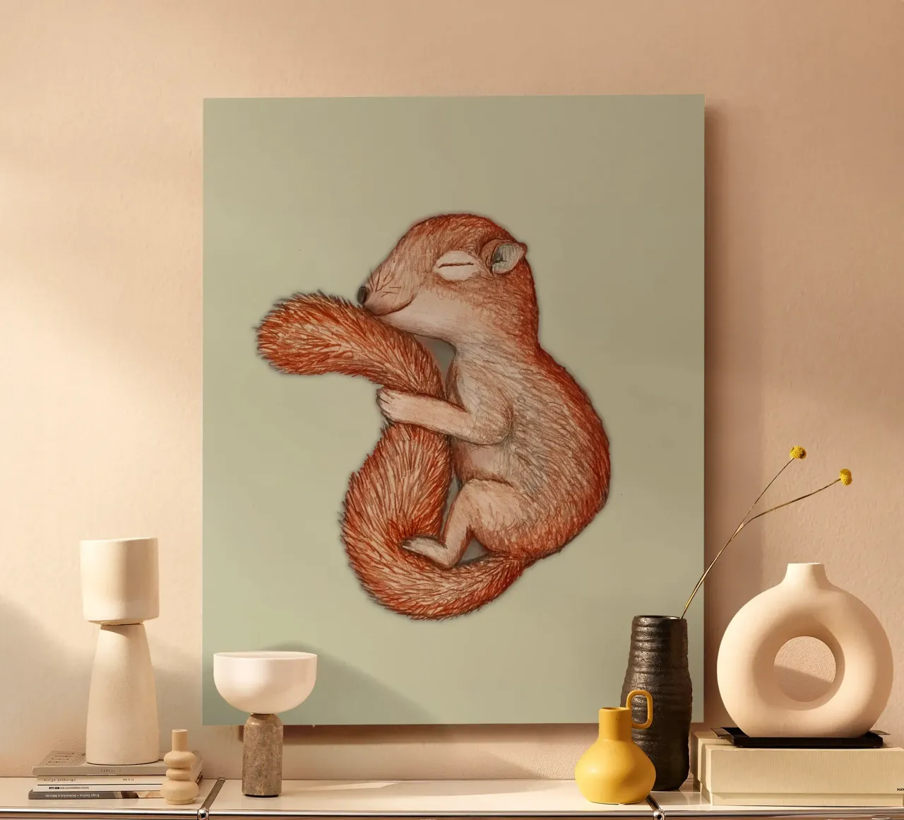 Hibernating squirrel forex plate by BwiseLizzy