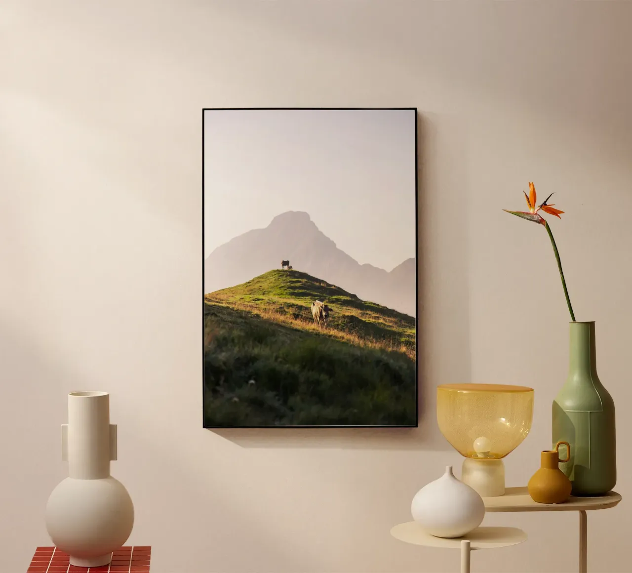 cows I acrylic glass by lookingforstardust