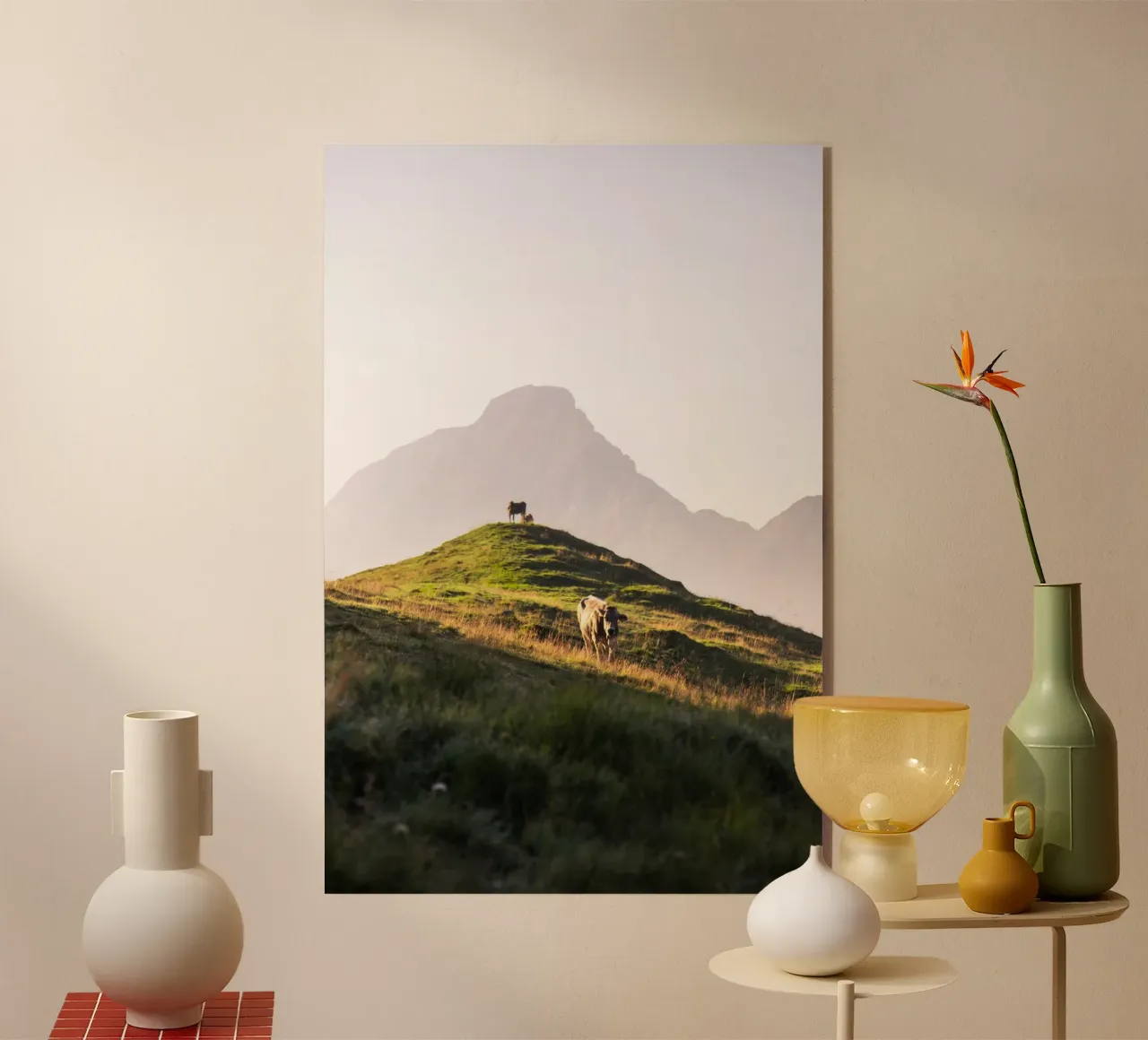 cows I acrylic glass by lookingforstardust