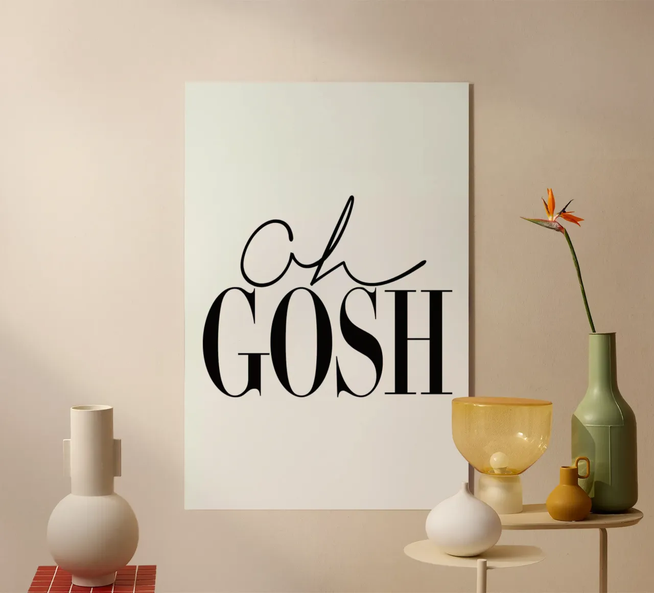 Oh Gosh plexiglass da Honeymoon Hotel