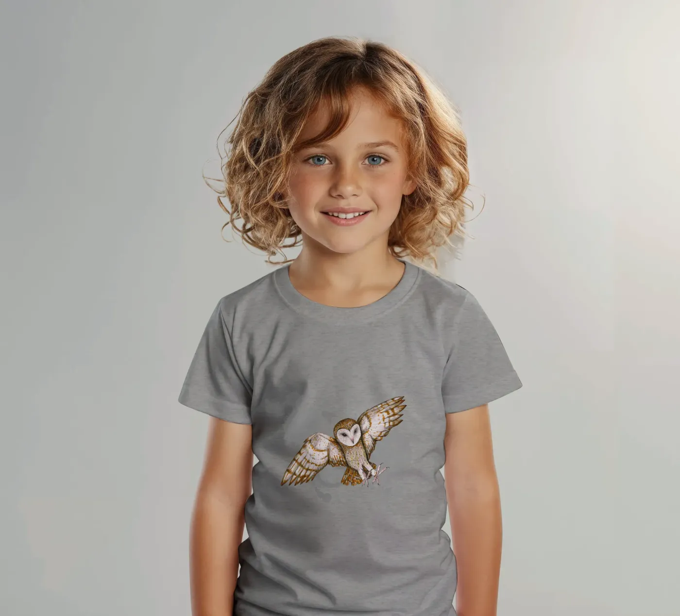 Barbagianni all'attacco t-shirt bambini da BwiseLizzy