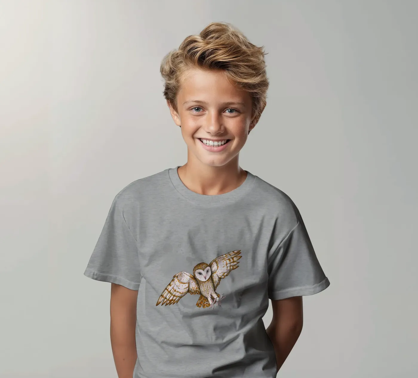 Barbagianni all'attacco t-shirt bambini da BwiseLizzy