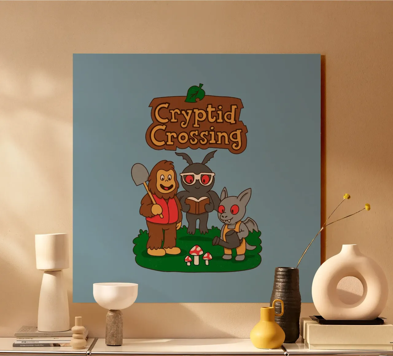 Cryptid Crossing acryl van Loobs