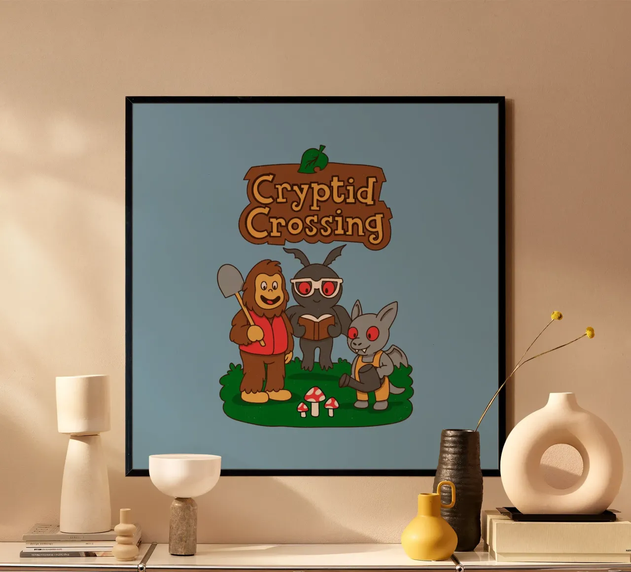 Cryptid Crossing poster by Loobs