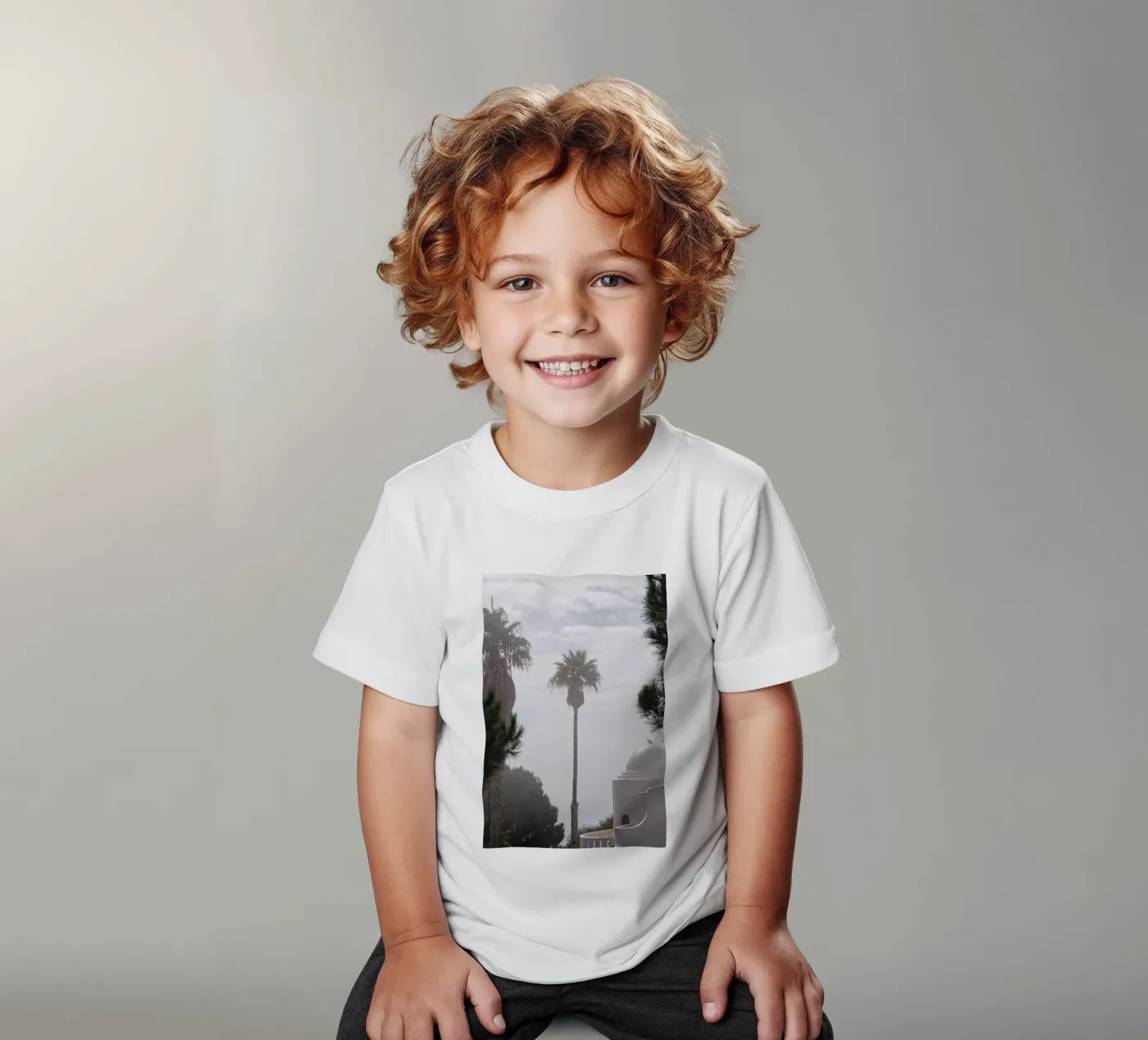 Palm tree t-shirt bambini da Fjöllart