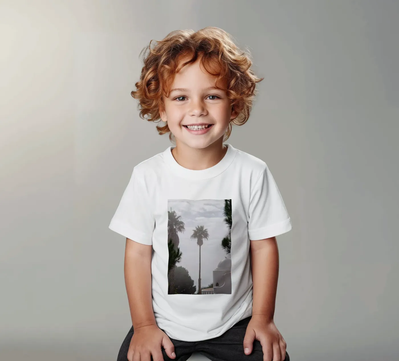 Palm tree t-shirt bambini da Fjöllart