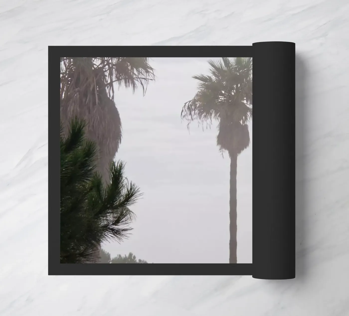 Palm tree Fußmatte von Fjöllart