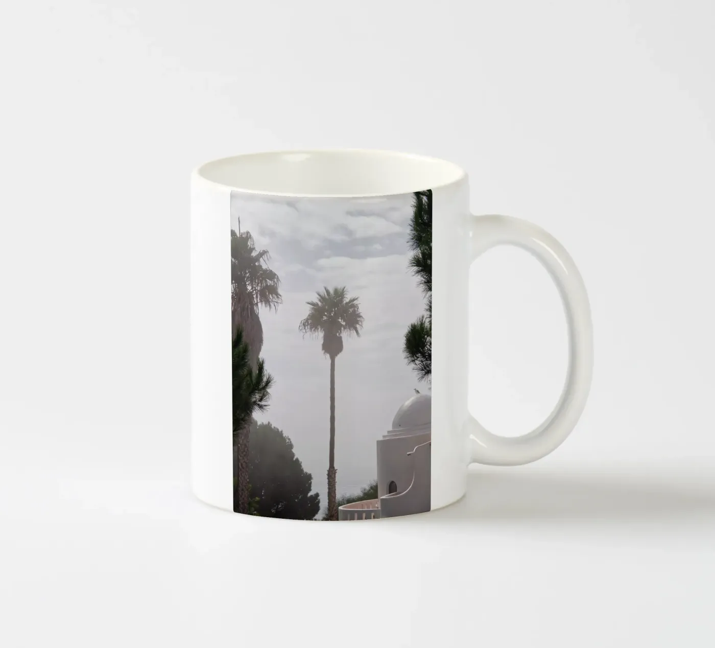 Palm tree ceramic mug by Fjöllart