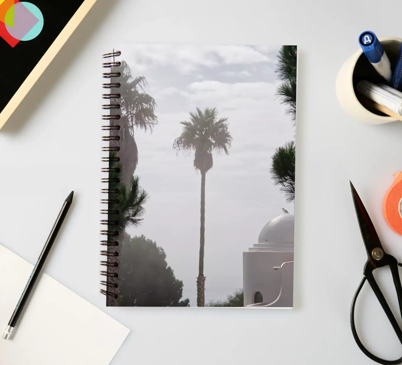 Palm tree spiral notebook by Fjöllart