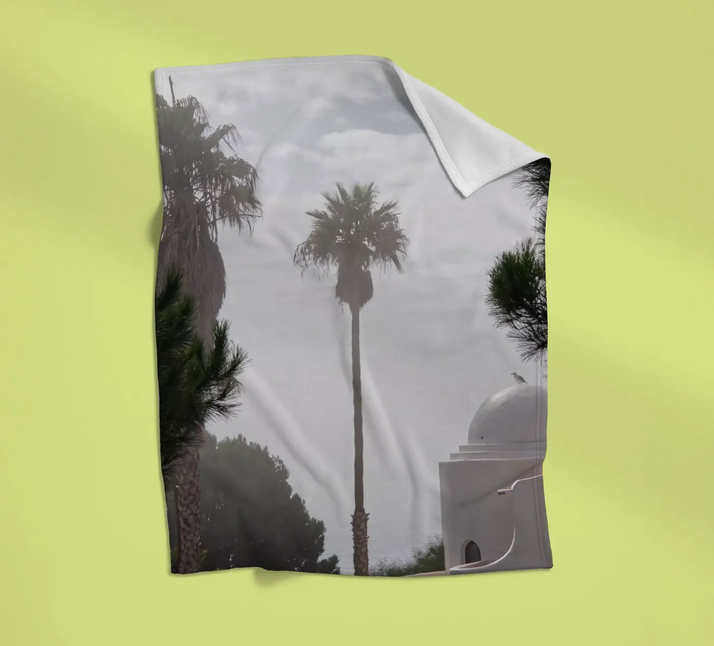 Palm tree fleecedeken van Fjöllart