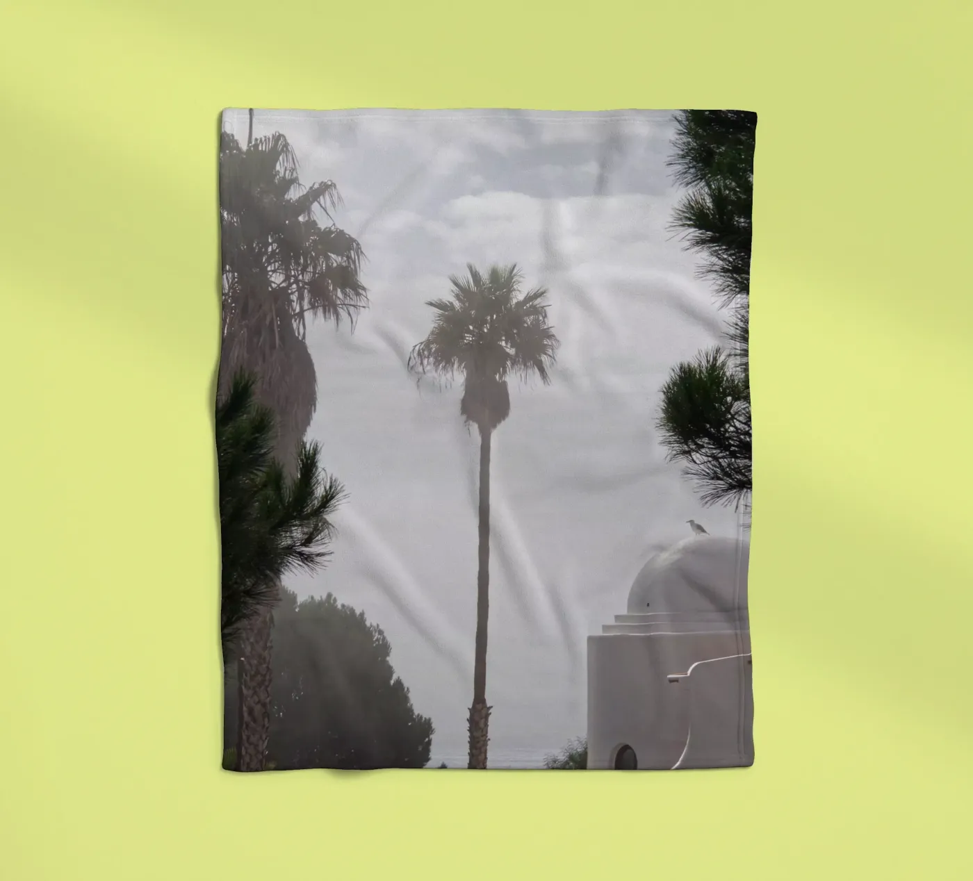 Palm tree fleecedeken van Fjöllart