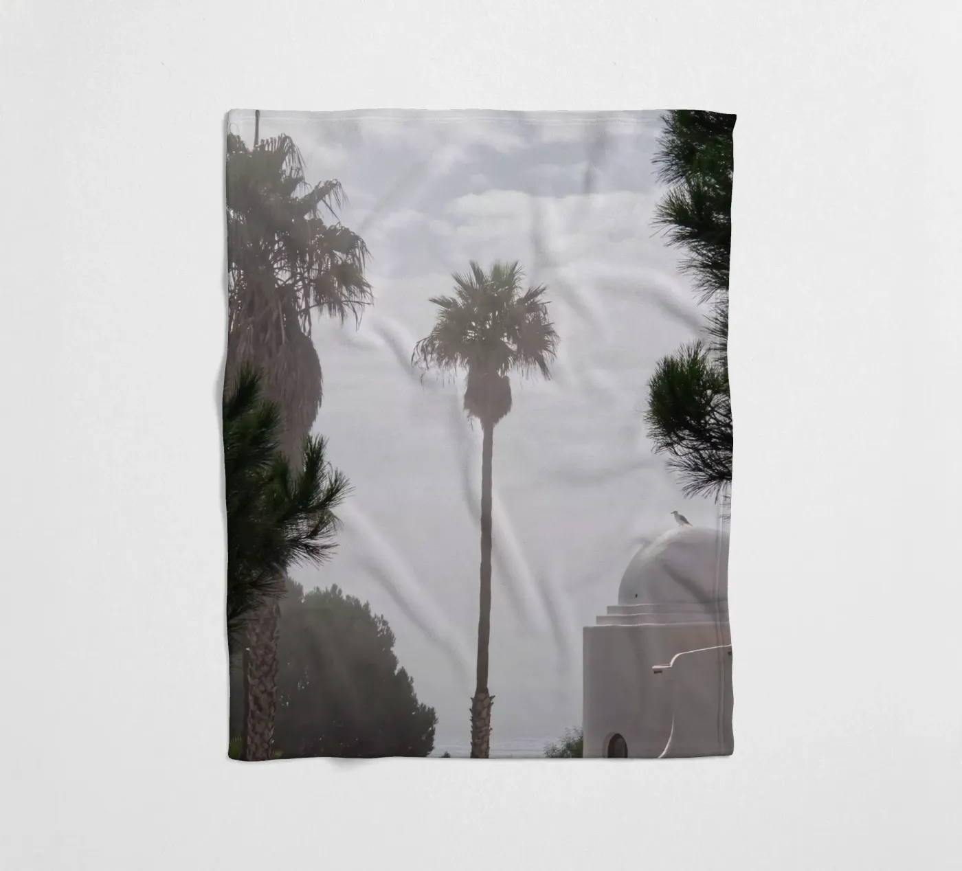 Palm tree fleecedeken van Fjöllart