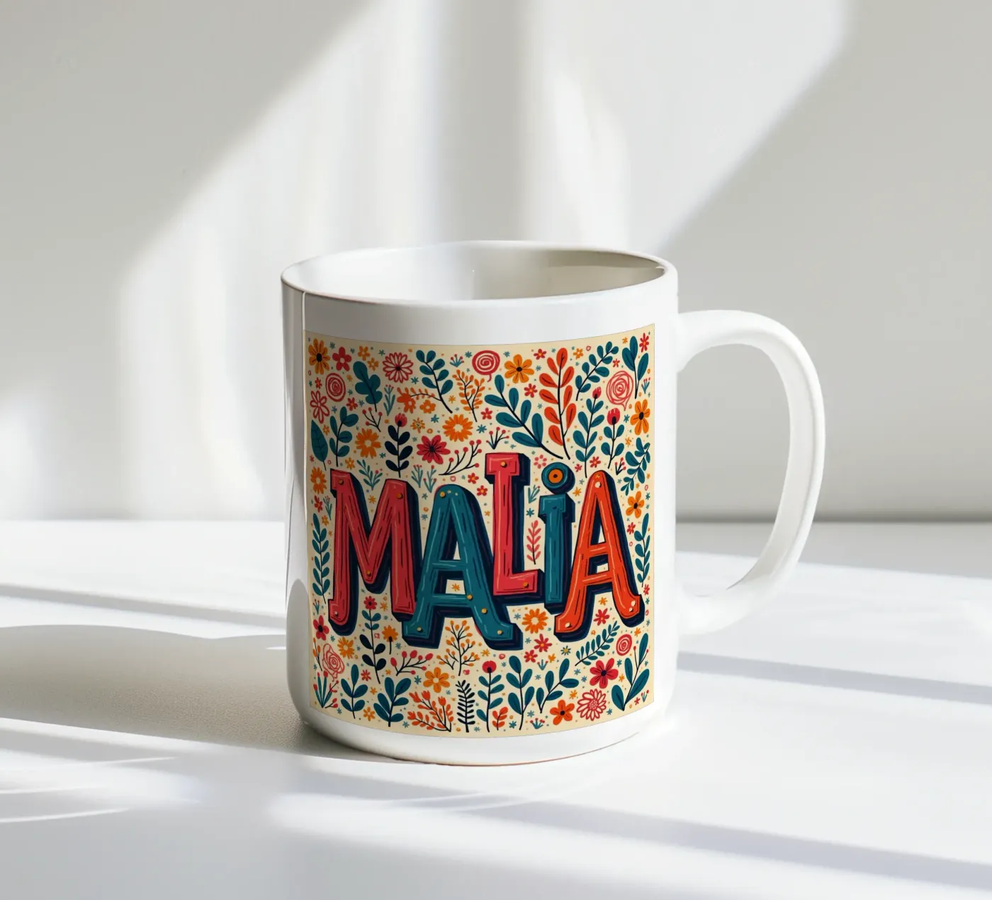 Malia ceramic mug by CASTILO Namengalerie
