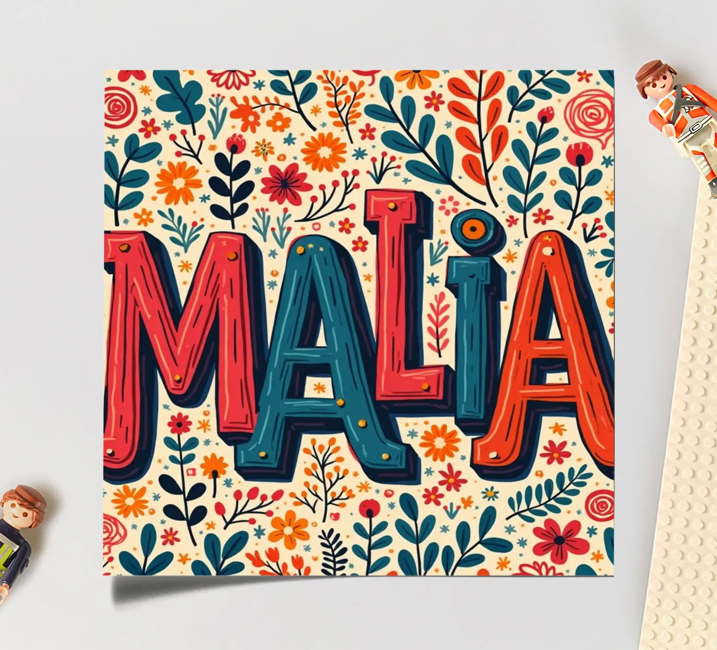 Malia stickervel van CASTILO Namengalerie